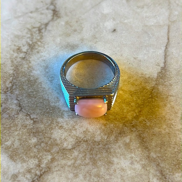Peruvian Pink Opal Ring - Picture 2 of 4